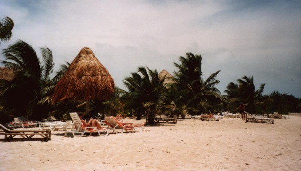 Strand von Playa del Carmen-Mexiko - Yukatan-Halbinsel